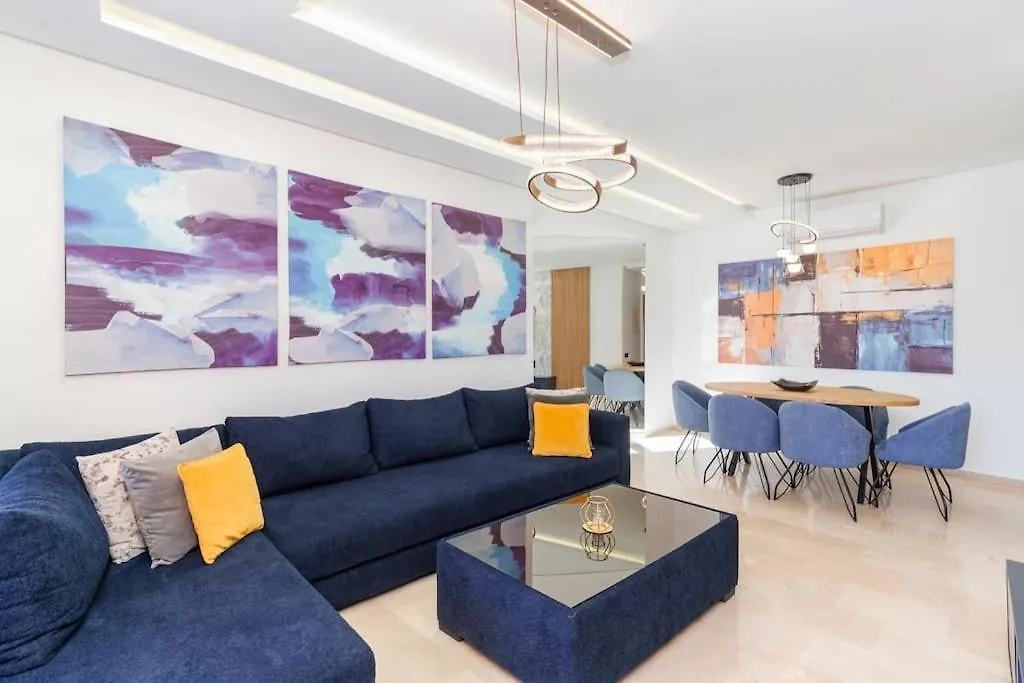 Luxury Apartment Golf & Pool View - Wifi Marakeş